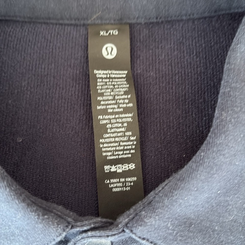 Lululemon Navy Button Down - image 2